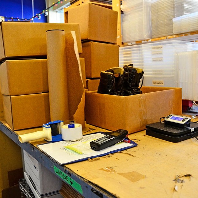 Our shipping table